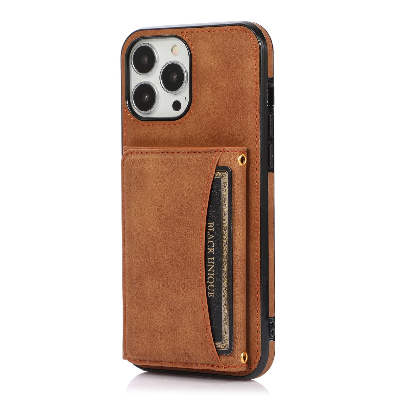 Leather Card Protection Sleeve Phone Case.